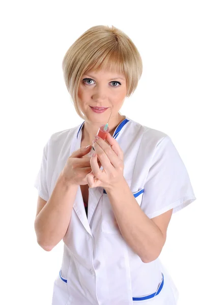 Schöne Krankenschwester — Stockfoto