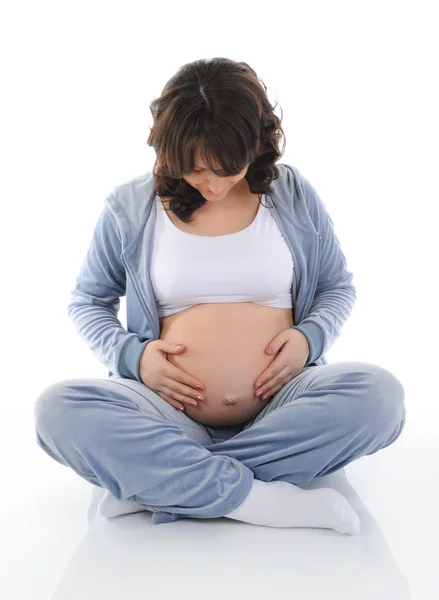 Hermosa joven embarazada —  Fotos de Stock