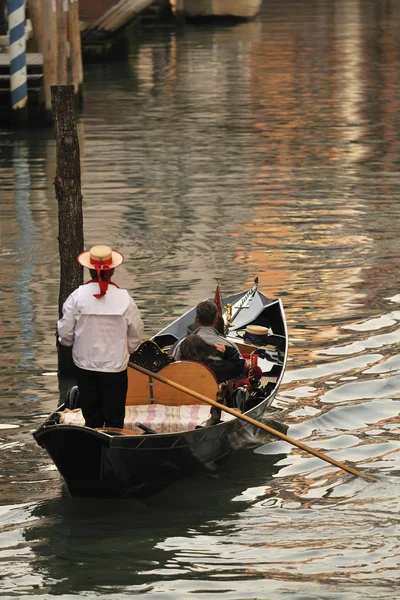 stock image Venice gondolier.