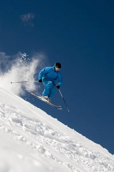 Freeride kayakçı — Stok fotoğraf