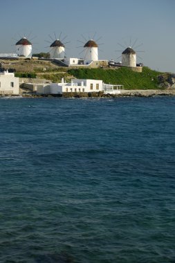üst üste mykonos Windmills