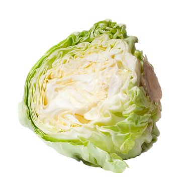 Cabbage isolated on white clipart