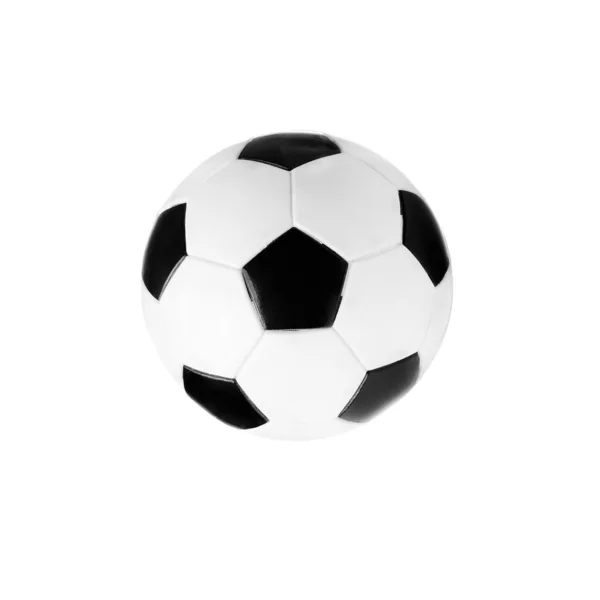 Futbol topu beyaz arkaplanda izole edildi — Stok fotoğraf
