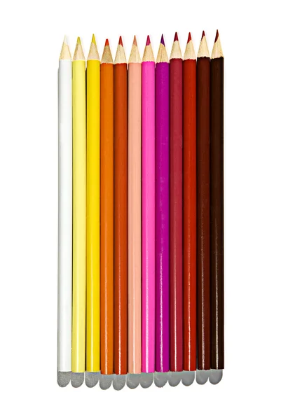 컬러 연필 세트 — 스톡 사진