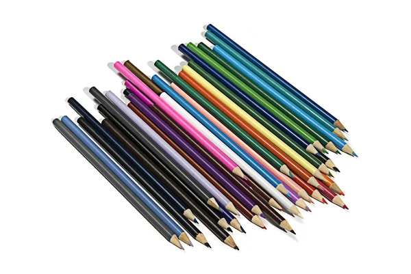 色鉛筆のセット — ストック写真