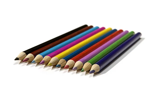 Set of colour pencils — Stock Photo, Image