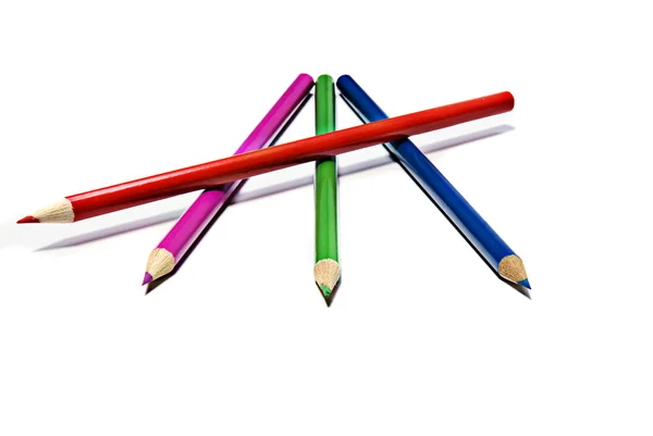stock image Set of colour pencils