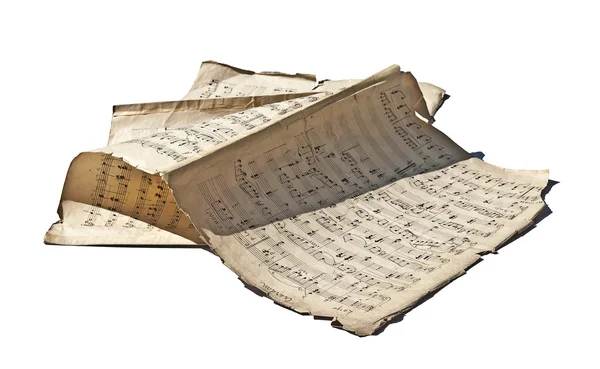 Vecchie note manoscritte — Foto Stock