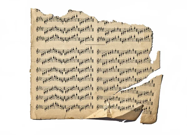 Antiguas notas manuscritas — Foto de Stock