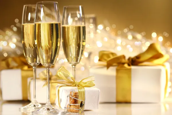Sklenice šampaňského Royalty Free Stock Obrázky