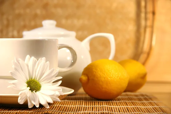 Té y limón — Foto de Stock
