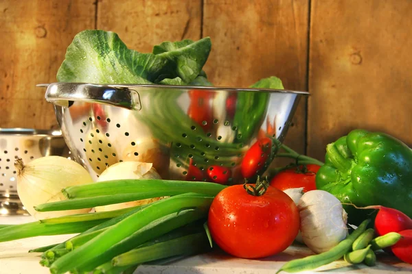 Vegetais no balcão — Fotografia de Stock
