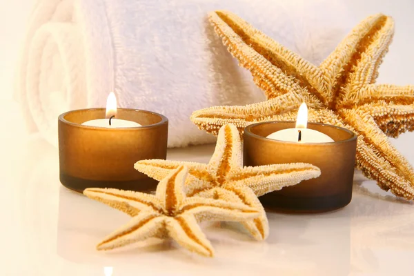 Little brown candles — Stock Photo, Image