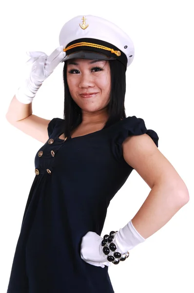 Chiński żeglarz dziewczyna. — Zdjęcie stockowe
