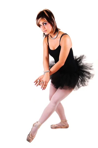 芭蕾舞跳舞的年轻美丽女. — 图库照片