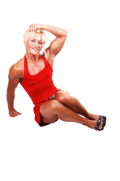 Bodybuilding woman. — Stock Photo, Image