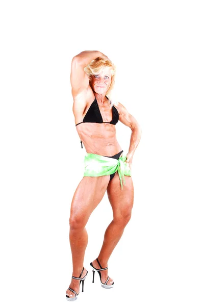 Bodybuilding γυναίκα. — Φωτογραφία Αρχείου
