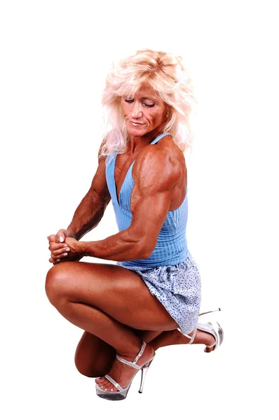 Bodybuilding γυναίκα. — Φωτογραφία Αρχείου
