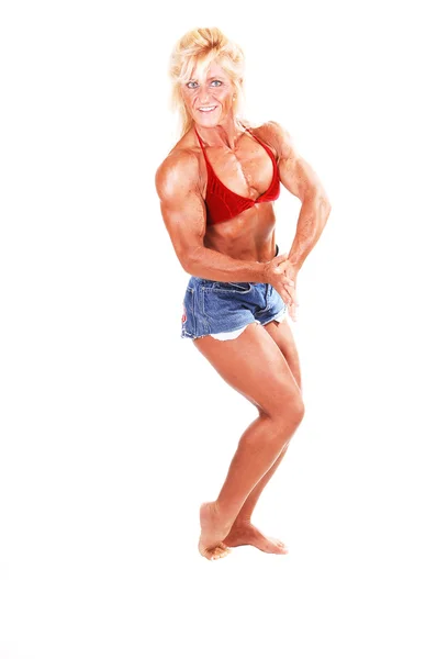 Femme de bodybuilding . — Photo