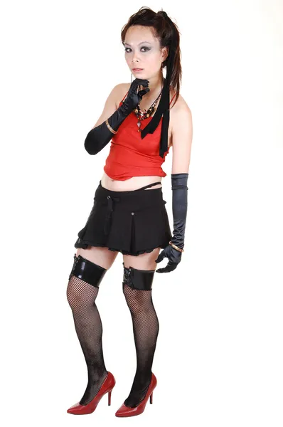 Chica vestida de pirata . —  Fotos de Stock