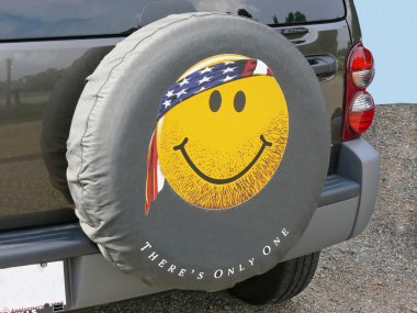 Jeep with face clipart