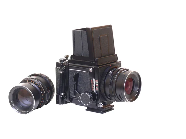 Eine alte Medium-Kamera. — Stockfoto