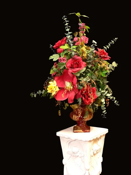 stock image Silk flower with stand.