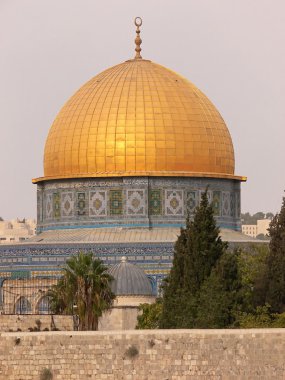 Golden Dom in Jerusalem. clipart