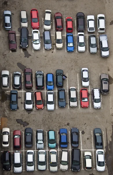 Паркування автомобілів . Стокова Картинка