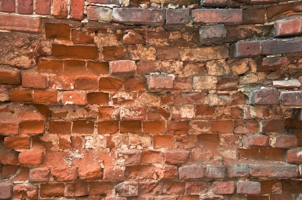 Alte Ziegelmauer. — Stockfoto