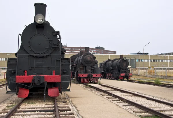 蒸気機関車鉄道 — ストック写真