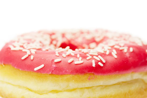 stock image Donut with chocolate and colorful sprinkles