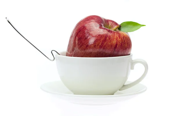 Äpplen i en kopp — Stockfoto