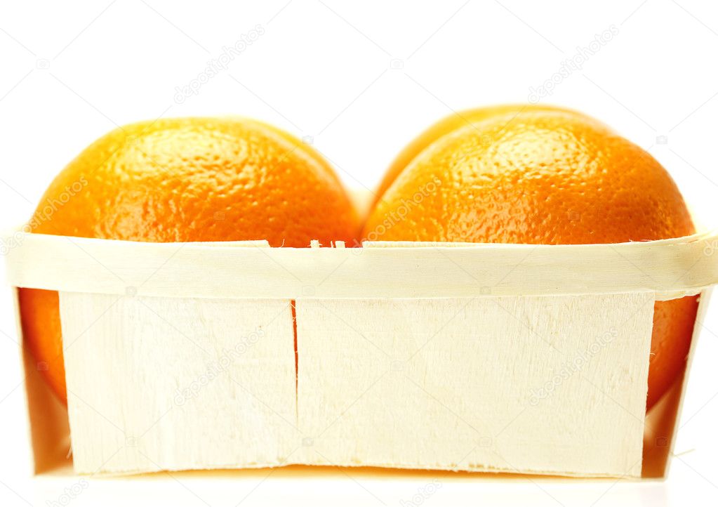 Oranges in a box
