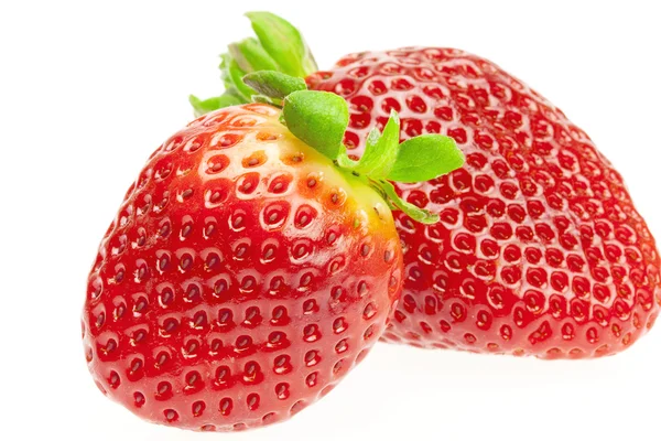 달콤한 딸기 흰색 절연 — 스톡 사진
