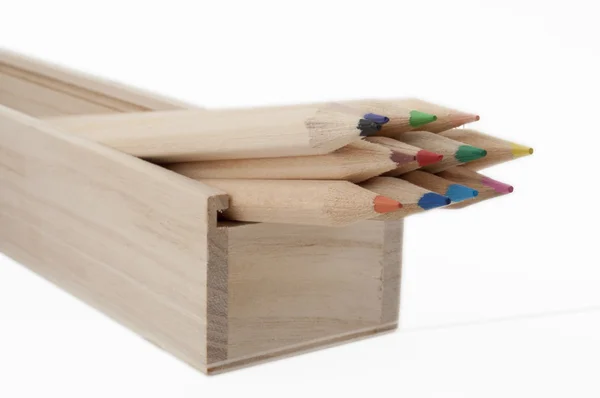 Mi vieja caja de lápiz de madera 2 —  Fotos de Stock