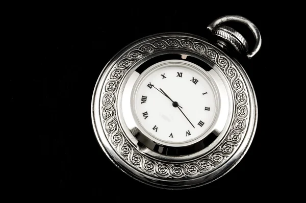 Elegante relógio de bolso esculpido — Fotografia de Stock