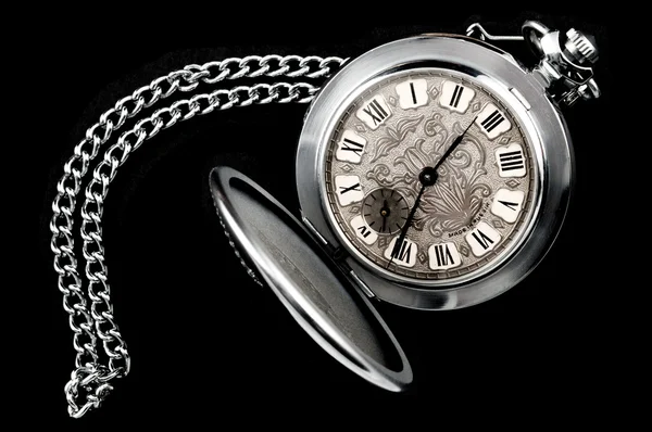 Russian old pocket watch — Stock Photo, Image