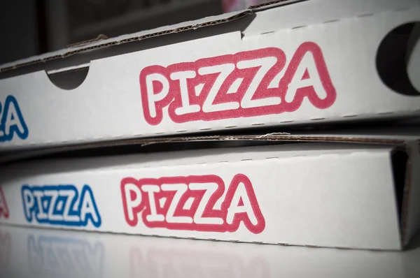 Karton do pizzy — Zdjęcie stockowe