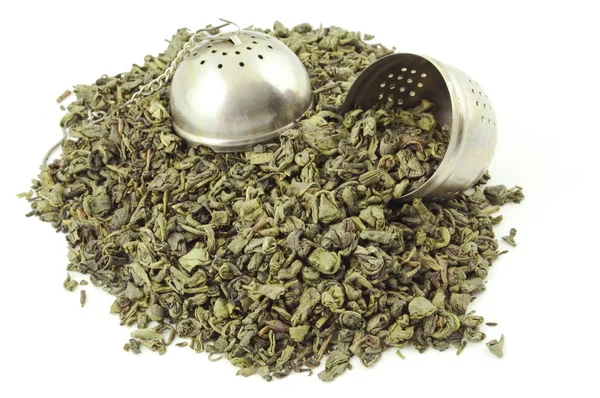 Зеленого чаю листя — стокове фото