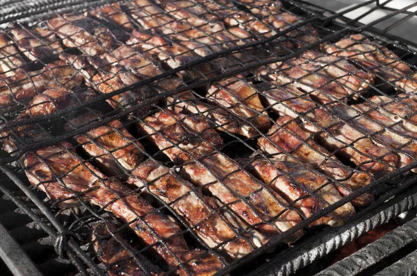 Stock image Meat barbecue grill