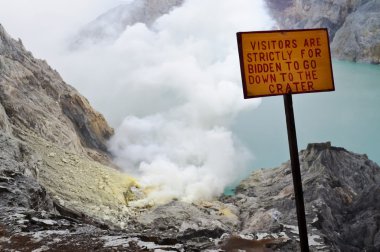 Ijen Crater clipart