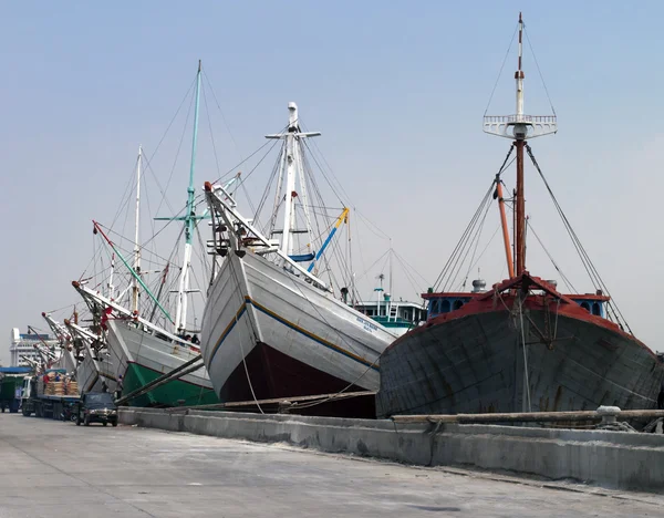 Jakarta antigo porto — Fotografia de Stock