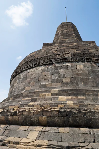 Borobudur no topo — Fotografia de Stock