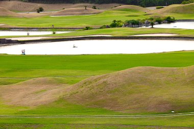 Golf yer güzel yeşil arka planı için