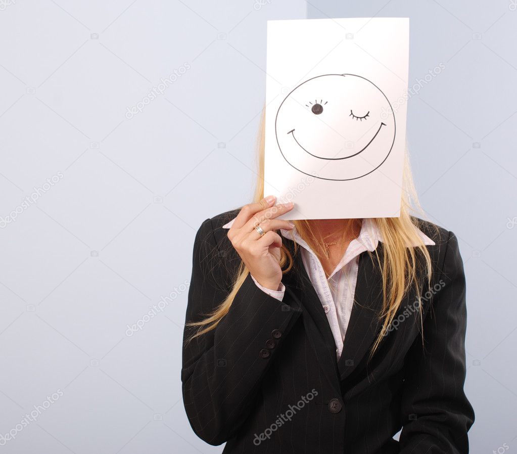 Blonde women shere the smiley mood