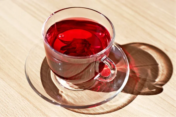 Egyptian red tea karkade — Stock Photo, Image