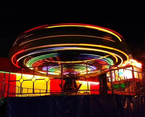 Bright lights of merry-go-round — Stock Fotó
