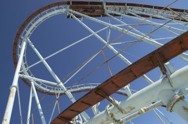 boş roller coaster