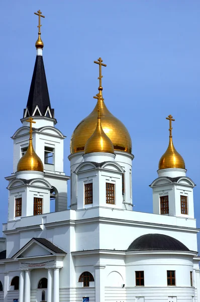 Neue russisch-orthodoxe Kirche — Stockfoto
